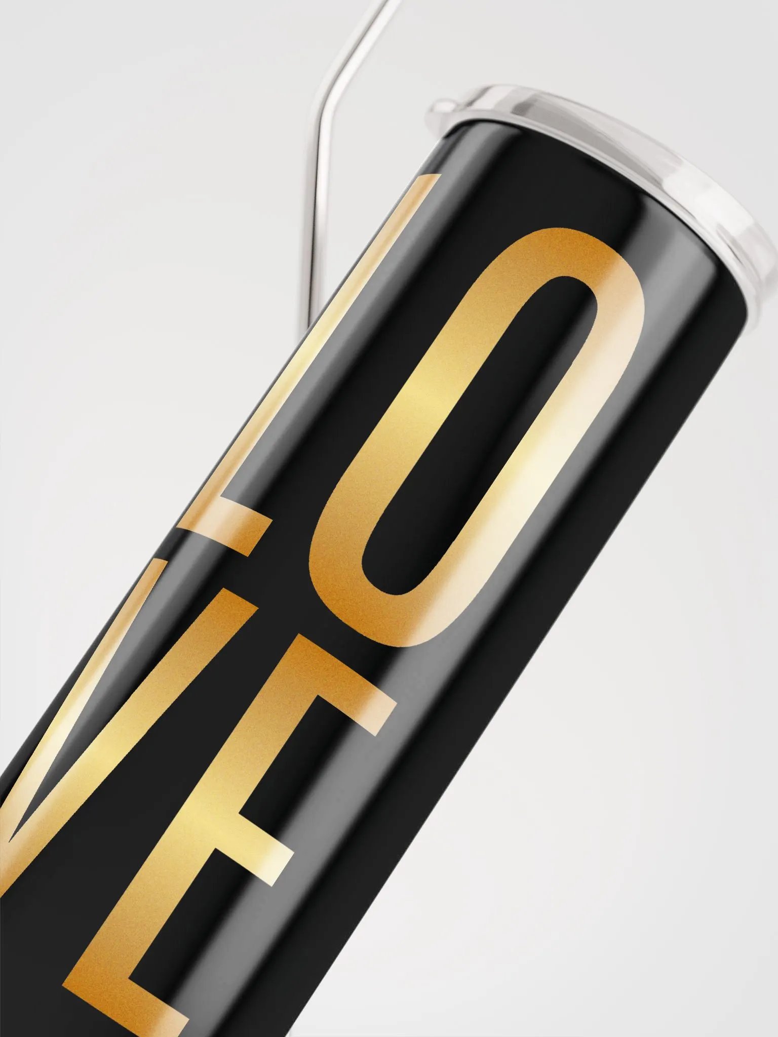 Golden LOVE Stainless Steel Tumbler: Radiate Love this Valentine's Day product image (5)