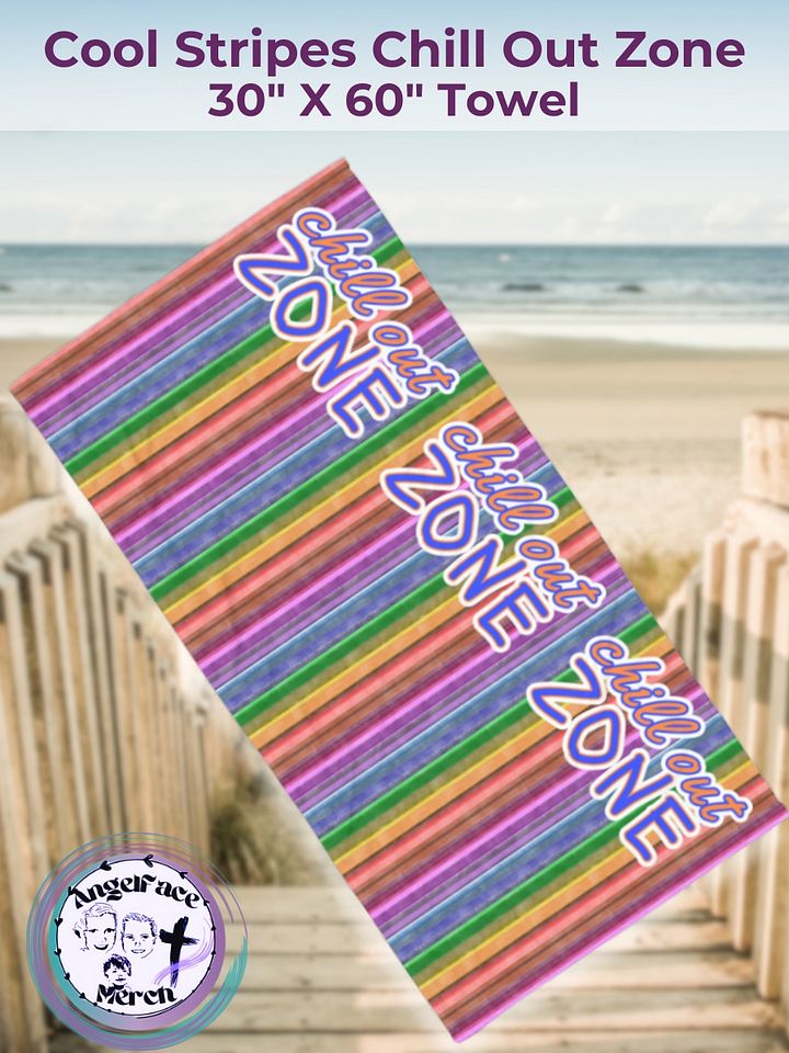 Cool Stripes Chill Out Zone Towel product image (1)