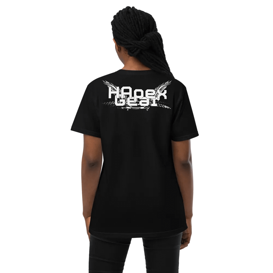 Unisex Garment-Dyed Pocket T-Shirt - White HApex Gear White Logo product image (4)