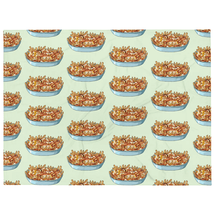 Poutine Throw Blanket product image (2)