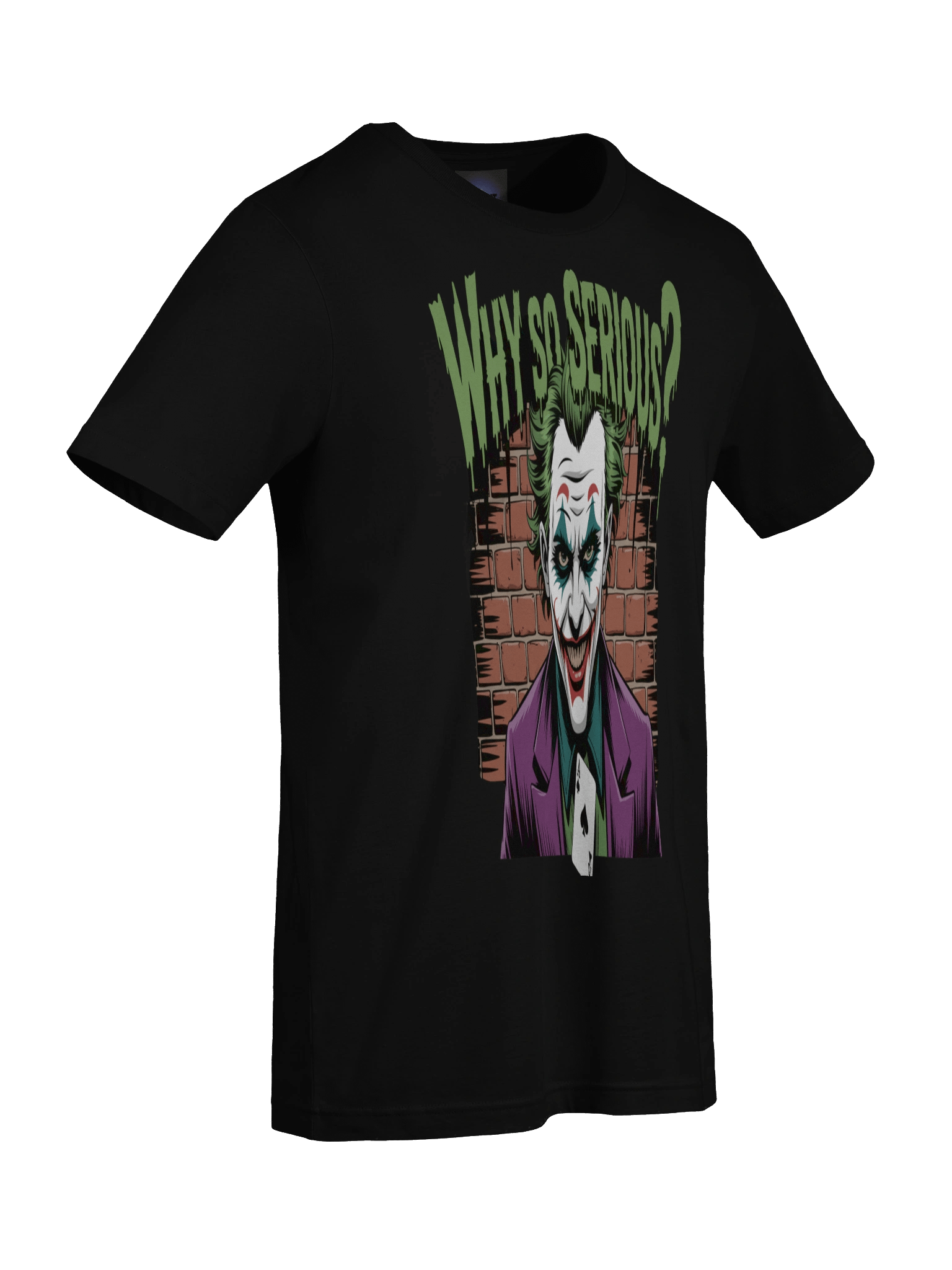 Joker 'Why So Serious?' Graffiti Wall Supersoft T-Shirt product image (9)