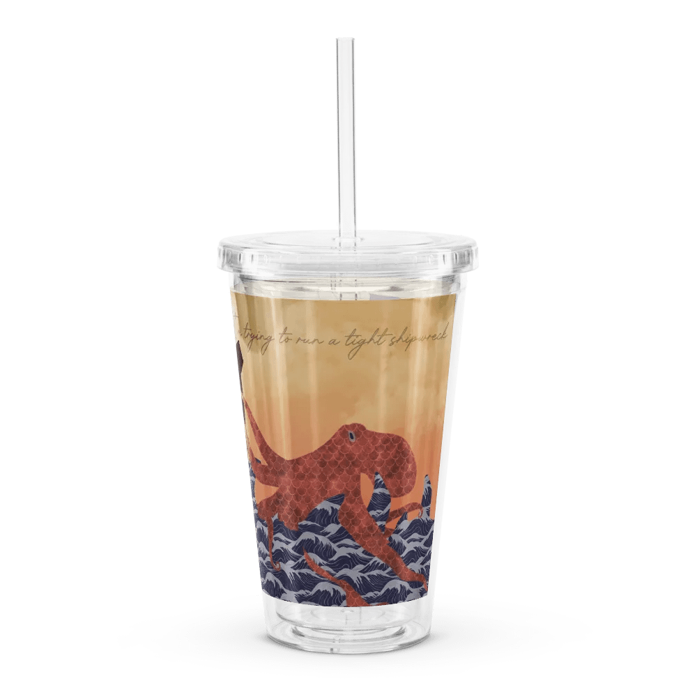 Running A Tight Shipwreck Clear Tumbler product image (4)