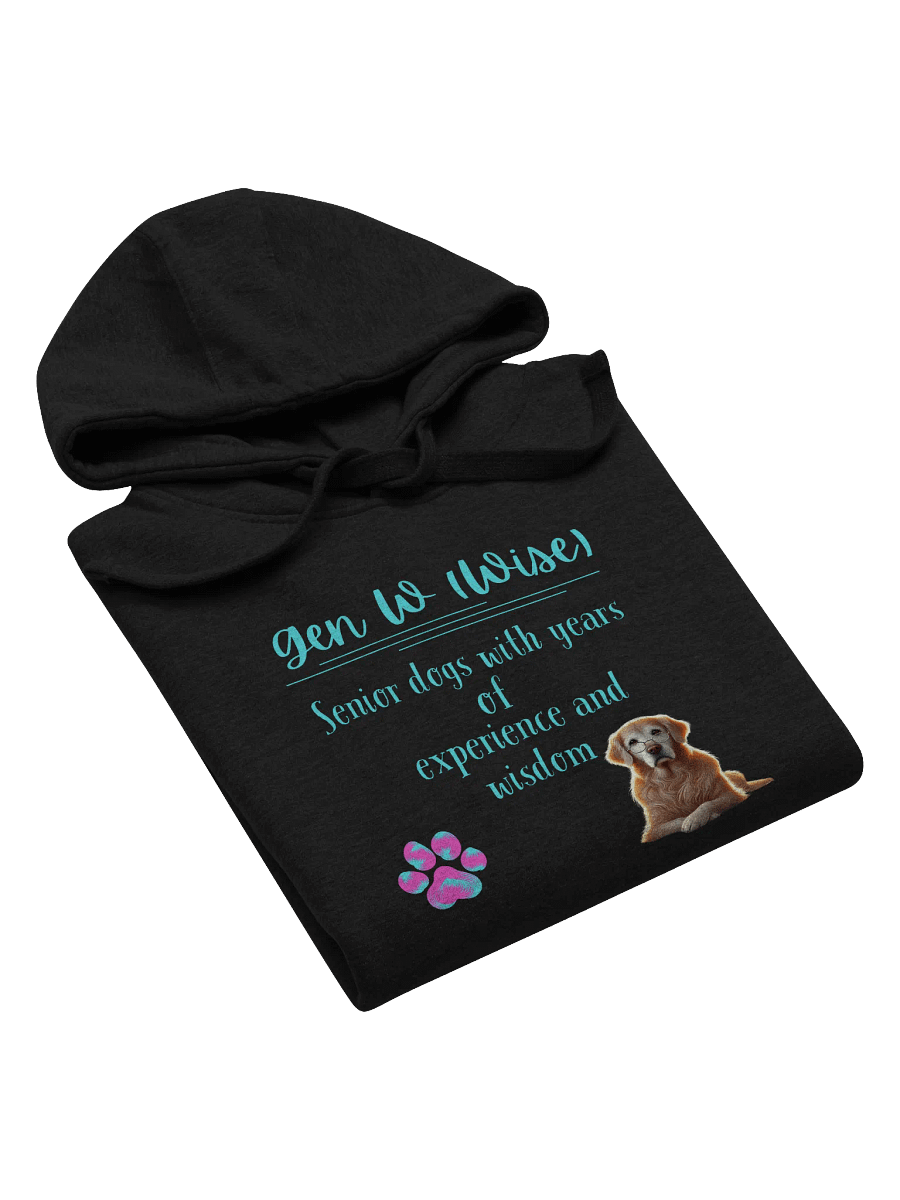 Gen W Wise Senior Dogs Unisex Hoodie product image (6)