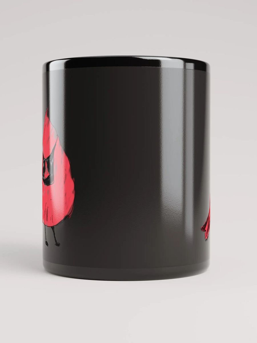 Shirley’s Cardinal Black Glossy Mug product image (5)