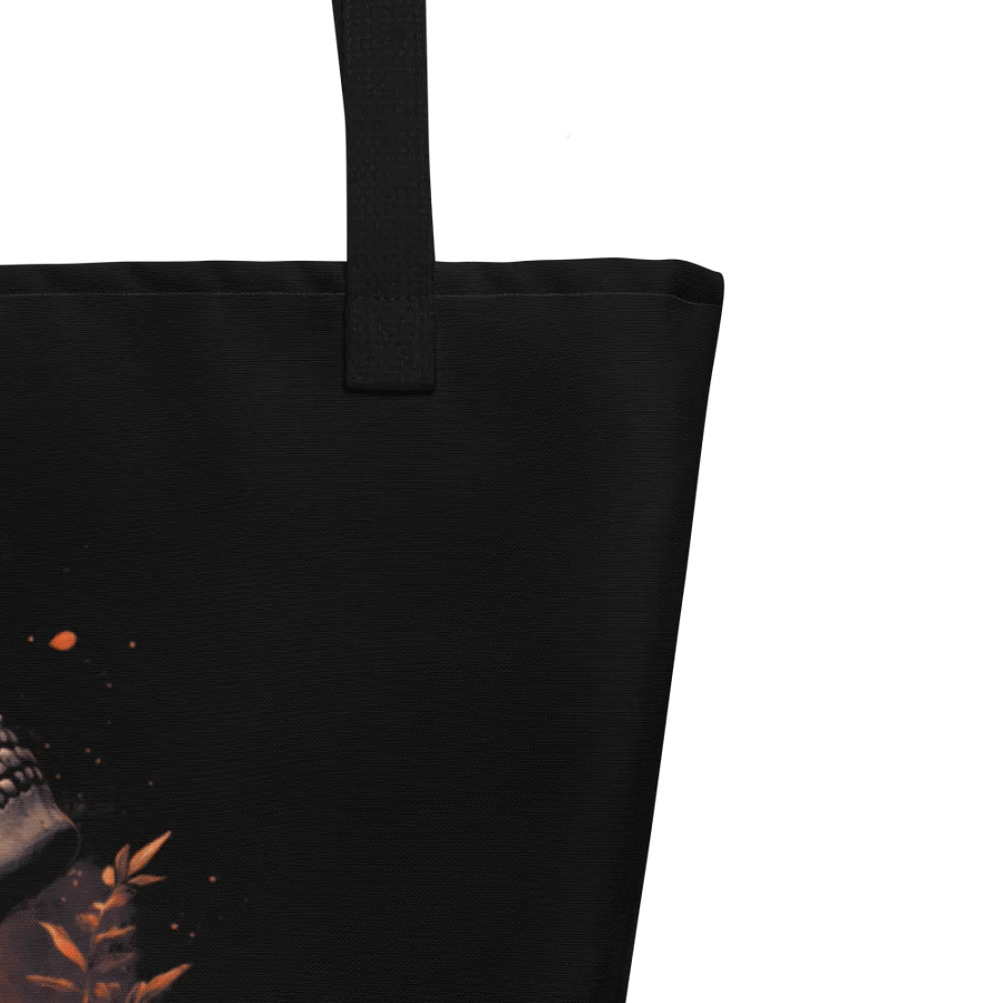 Floral Skull Fire (Large tote bag) product image (9)