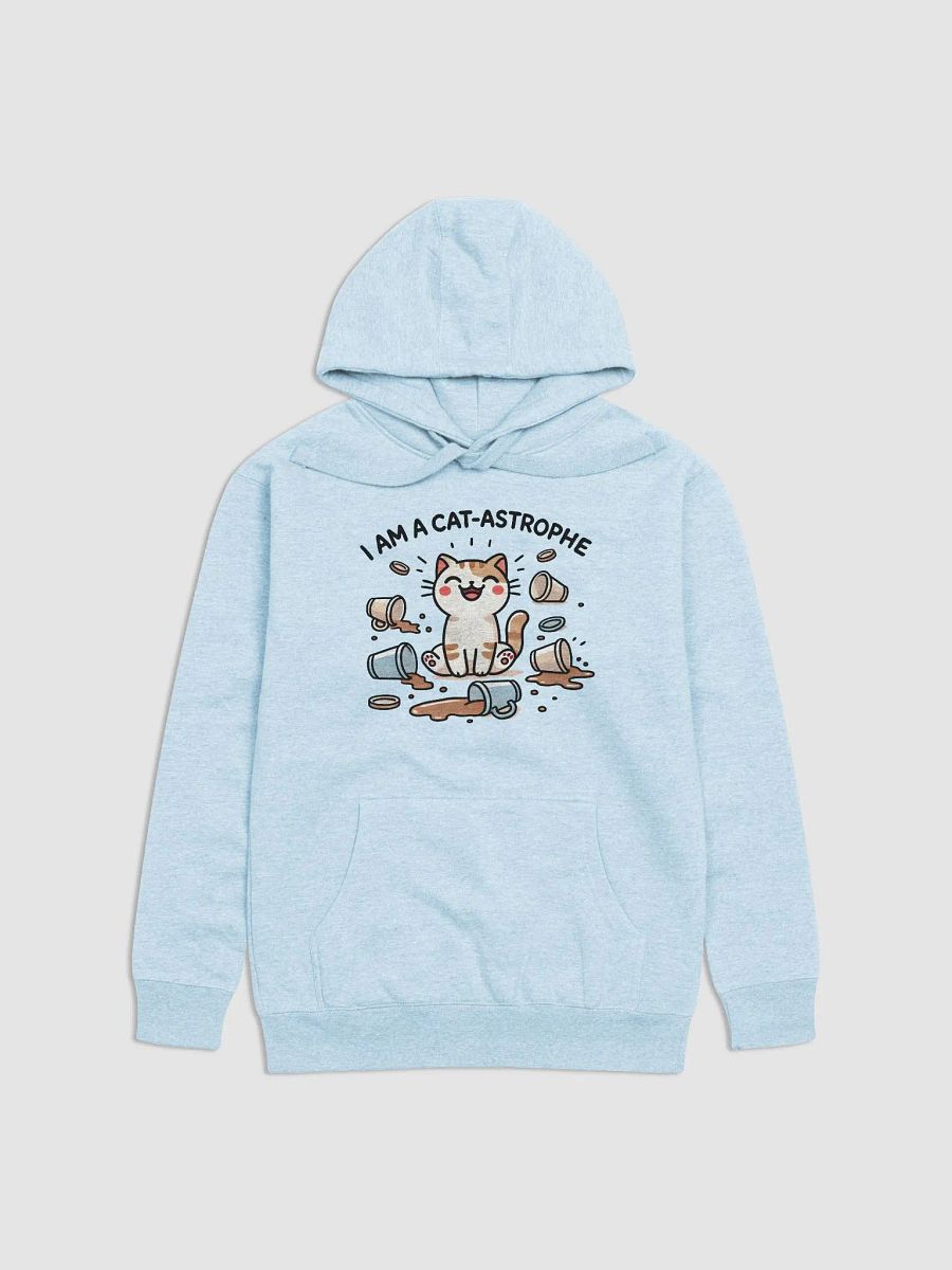 I am a cat-astrophe hoodie product image (1)