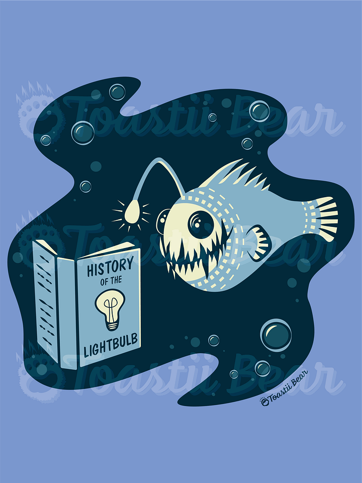 Deep Sea Readin' Toddler - Heather Columbia Blue product image (2)