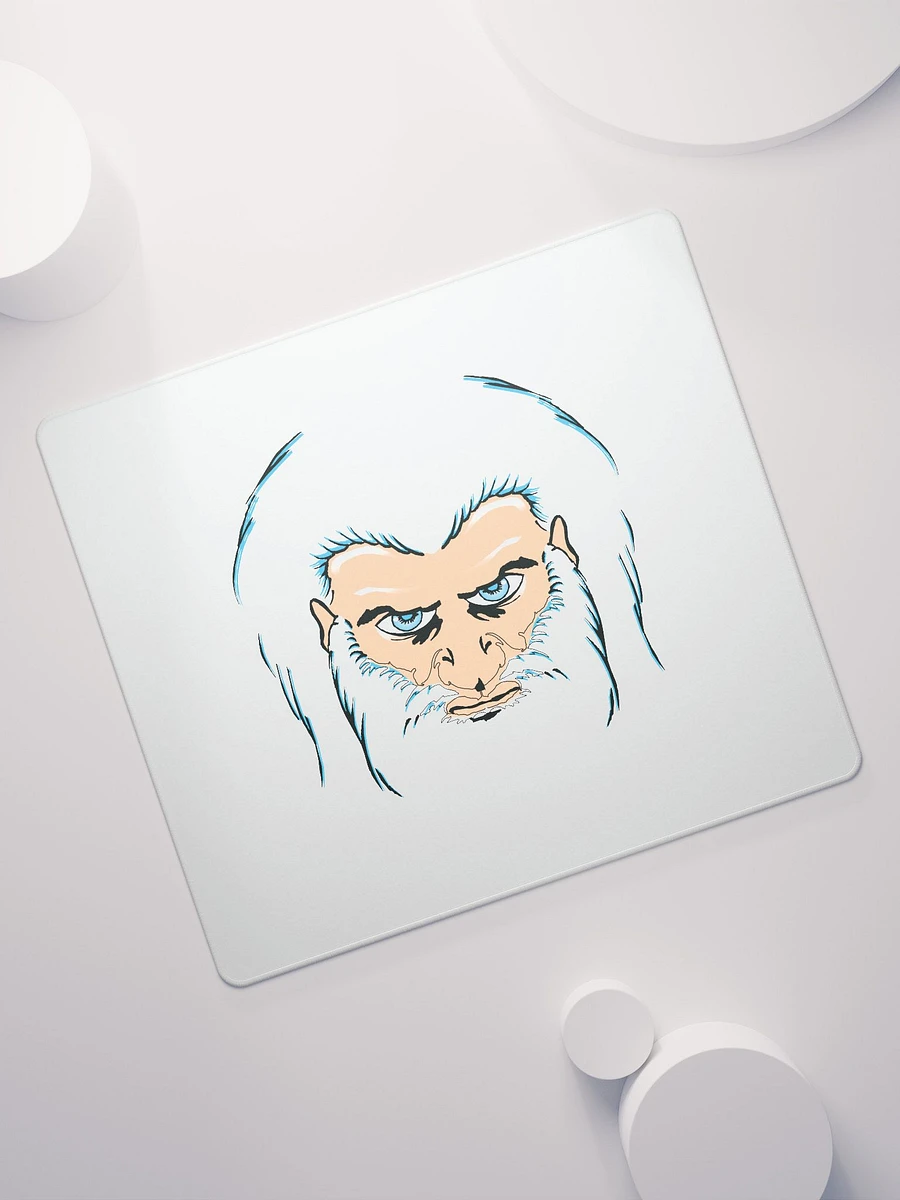 Serious Gamer's Stylized Face Mouse Pad product image (11)