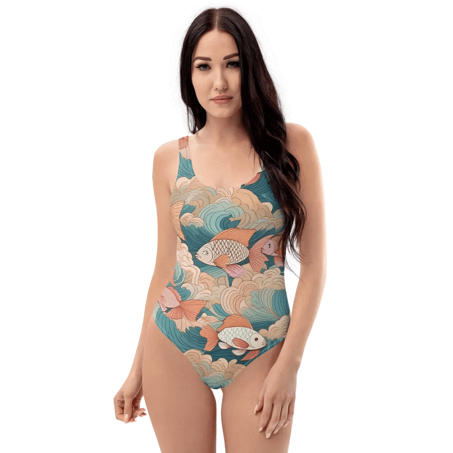 Traditional Japanese Fish Swimsuit product image (1)