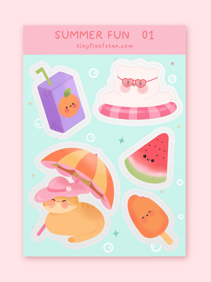 Summer Fun Sticker Sheet product image (1)