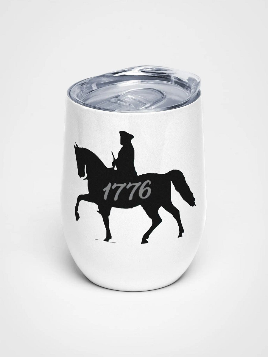 1776 Colonial Rider Wine Tumbler product image (1)