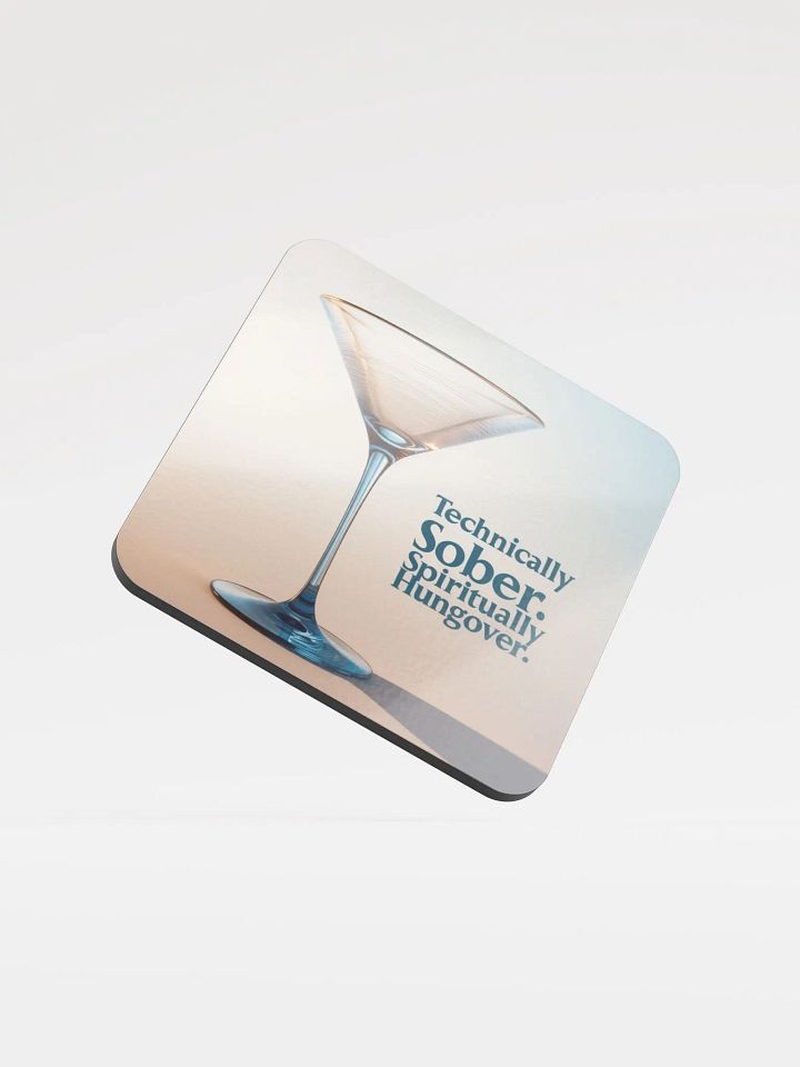Sober-ish Martini Coaster product image (1)