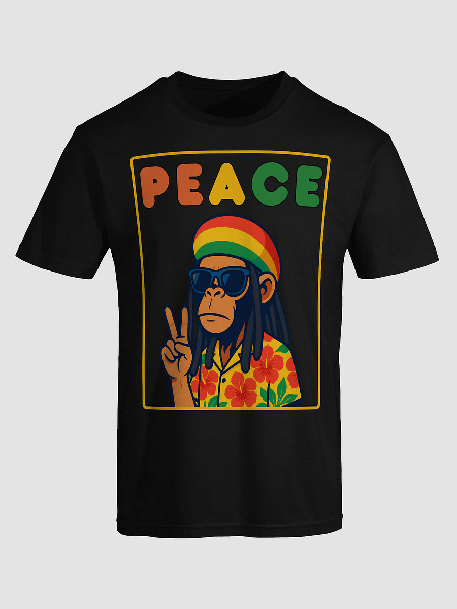 Peace Rasta Monkey Chill T-Shirt product image (28)