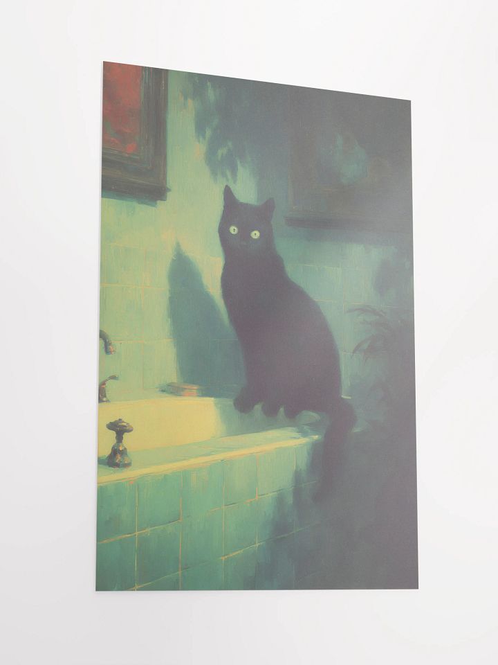 Mystical Cat at Dusk Poster product image (4)