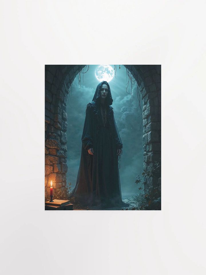 Moonlit Invocation Matte Poster product image (3)