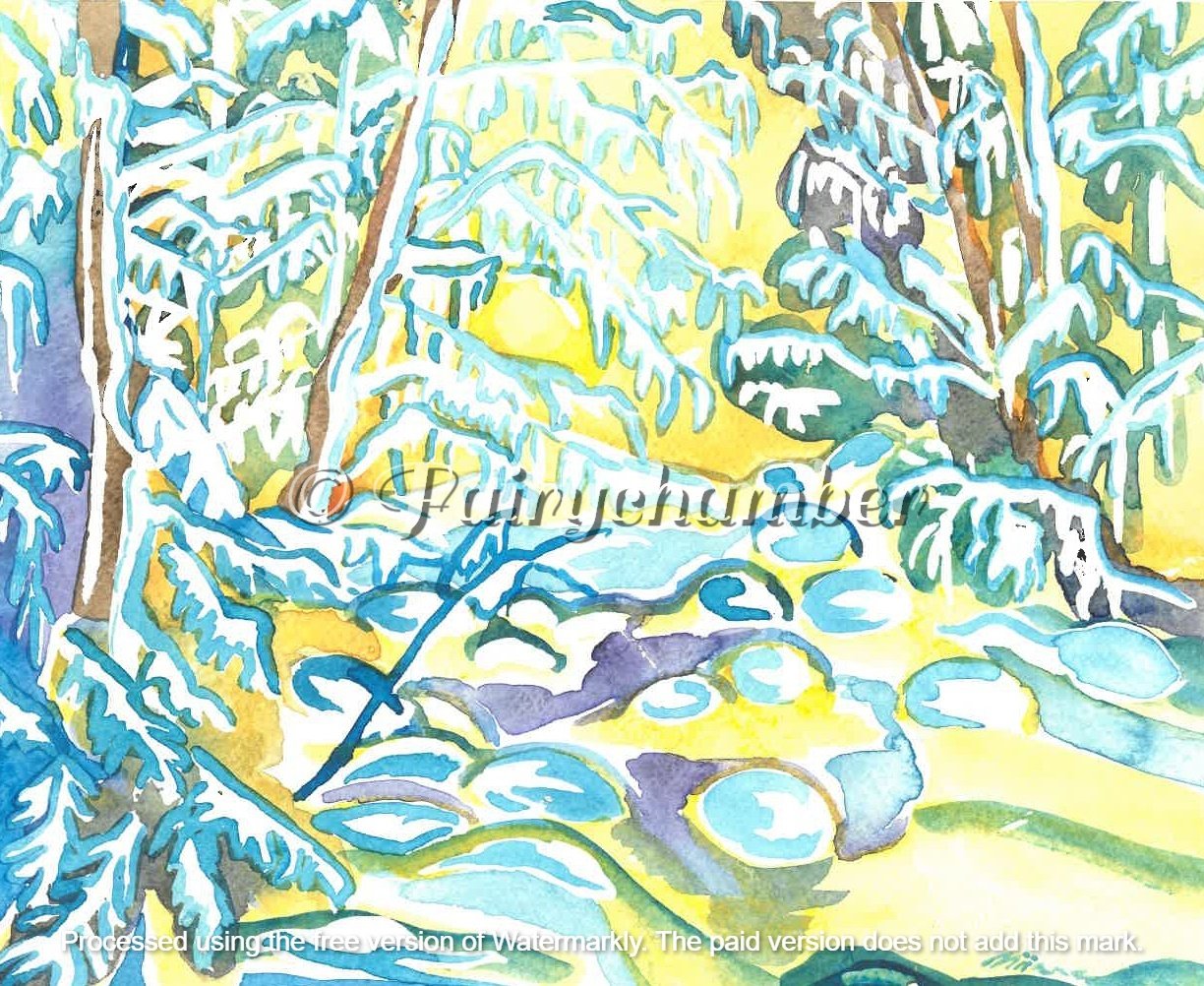 Whispers Of Winter Original Painting product image (1)