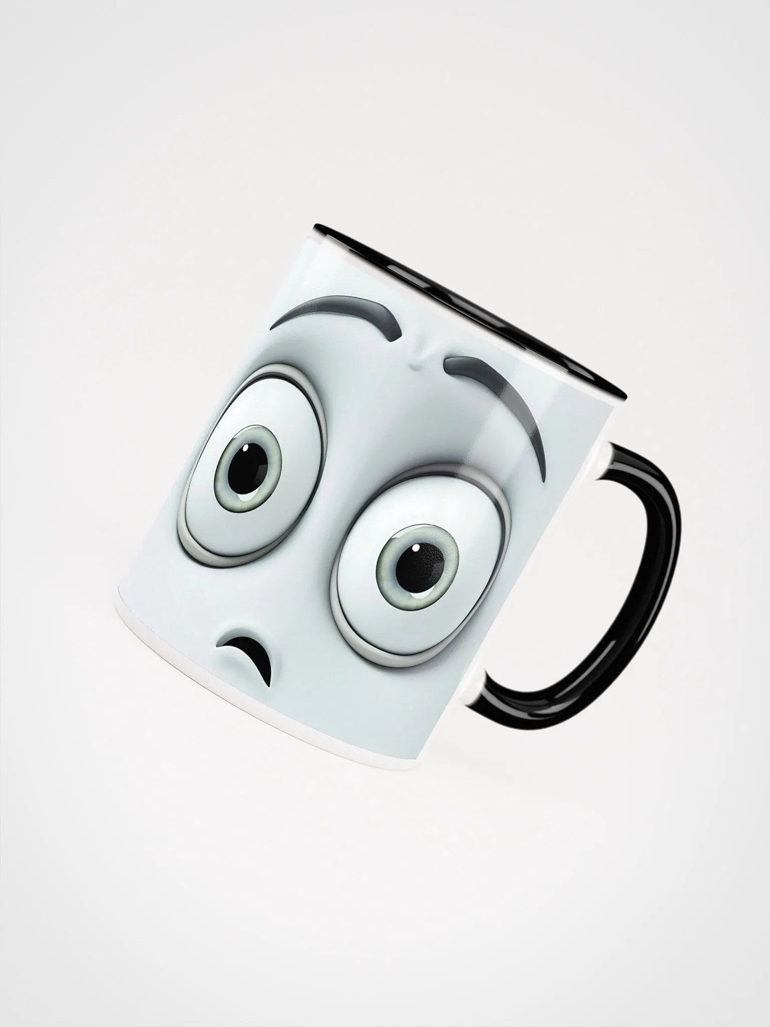 Surprised/Worried Expression Mug: Start Your Day with a Twist! product image (8)