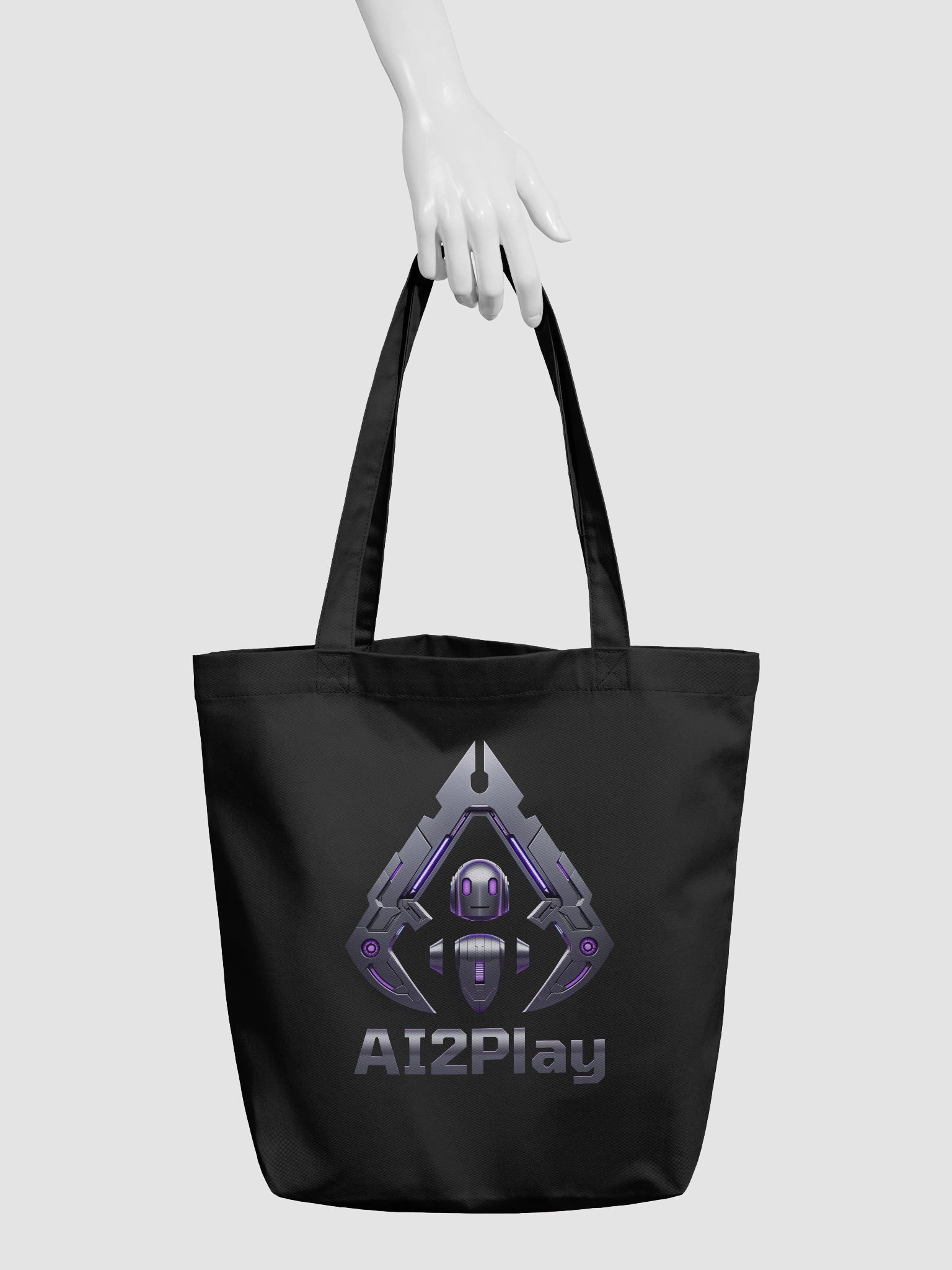 AI2Play Eco Tote Bag (Black Edition) product image (3)