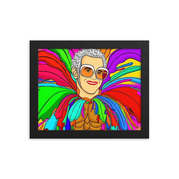 ICON SERIES - Elton (Framed Matte Print) product image (1)