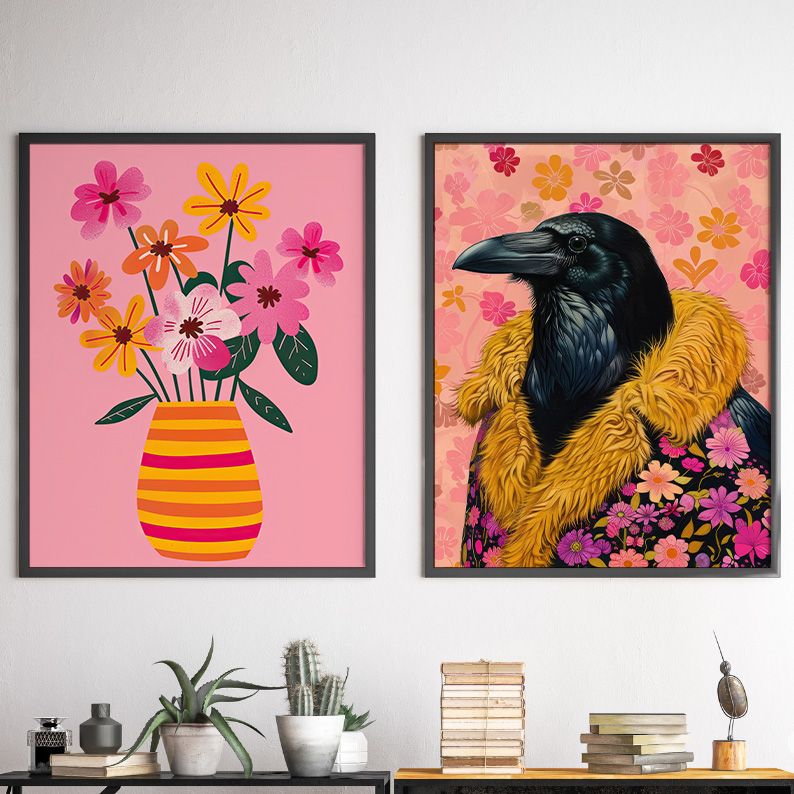 Maximalist Gallery Wall Set of 9 Colorful DIGITAL Prints product image (7)