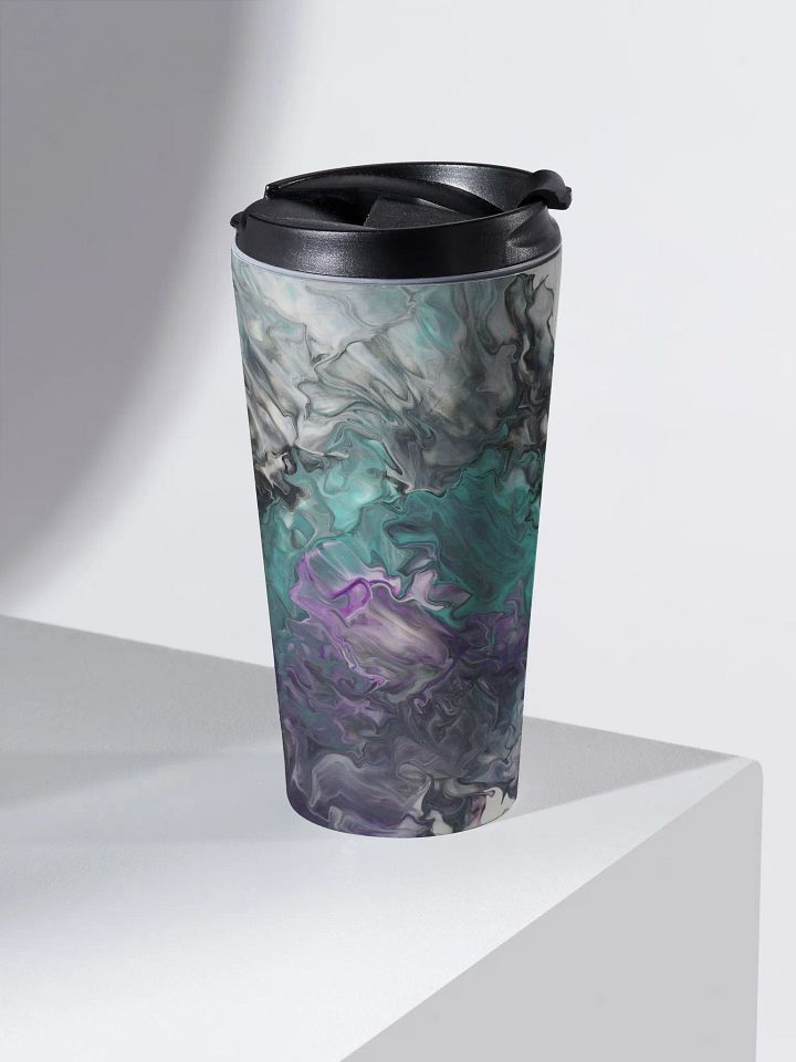 Acrylic Pour Printed Travel Mug - Original FCCA Design product image (2)