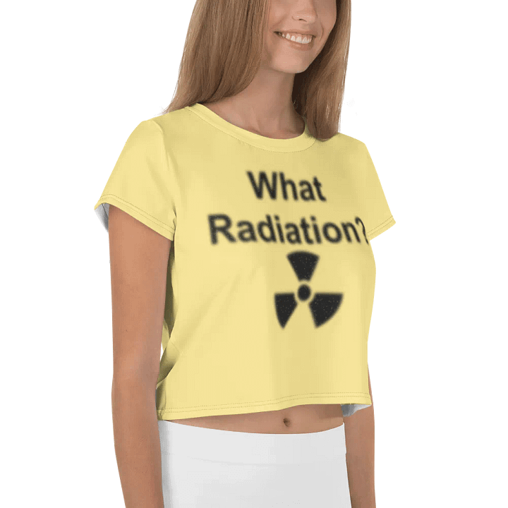 What Radiation? crop tee product image (2)