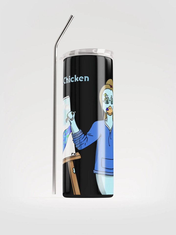 Dolphin Chicken Art Tumbler product image (1)