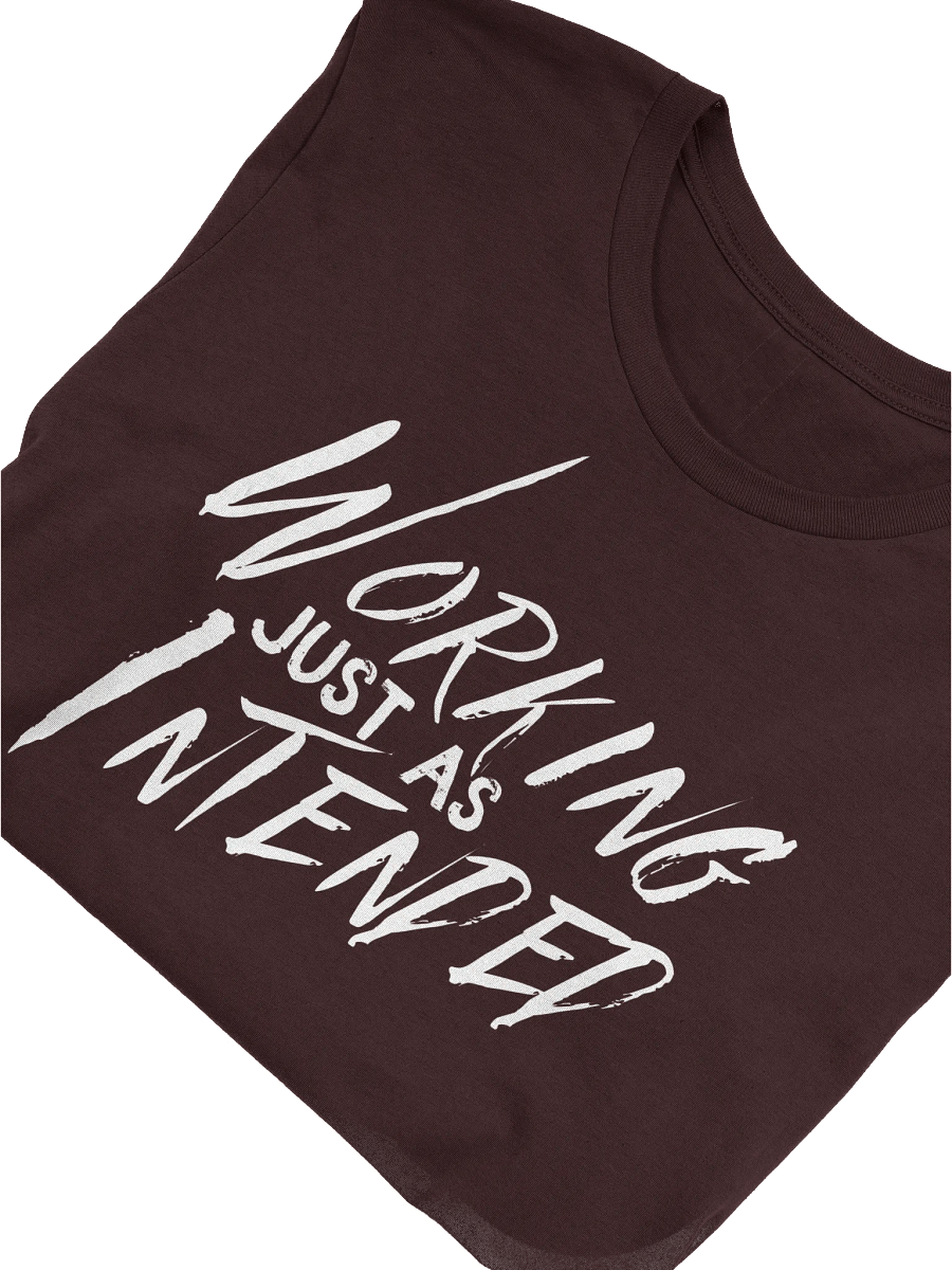 Working Just As Intended Bella+Canvas Supersoft T-Shirt White product image (54)
