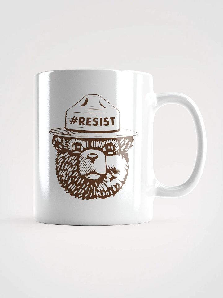 Smokey RESIST BEAR Ceramic Coffee Tea Mug Cup Cafe product image (1)