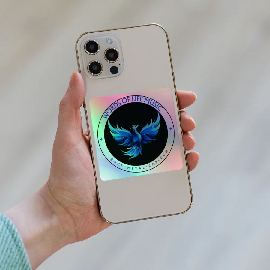 Holographic WOLM Sticker product image (6)