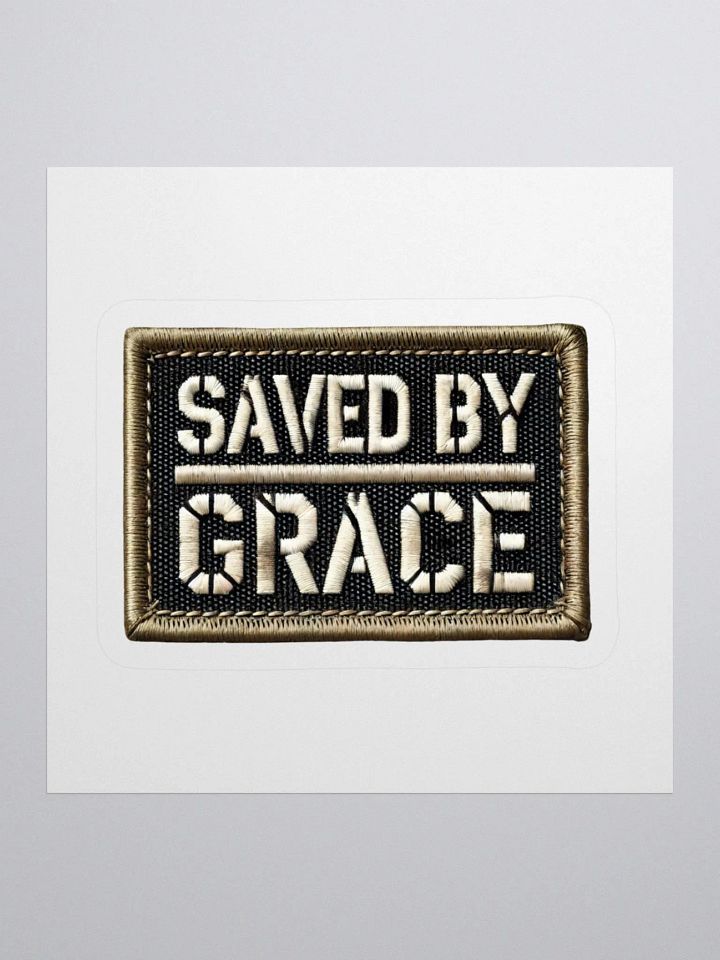 Saved By Grace Patch Sticker product image (1)