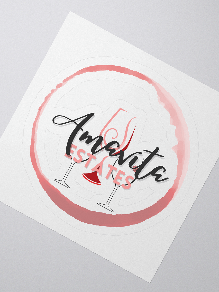 Amavita Estates (Raise A Glass) Sticker product image (6)