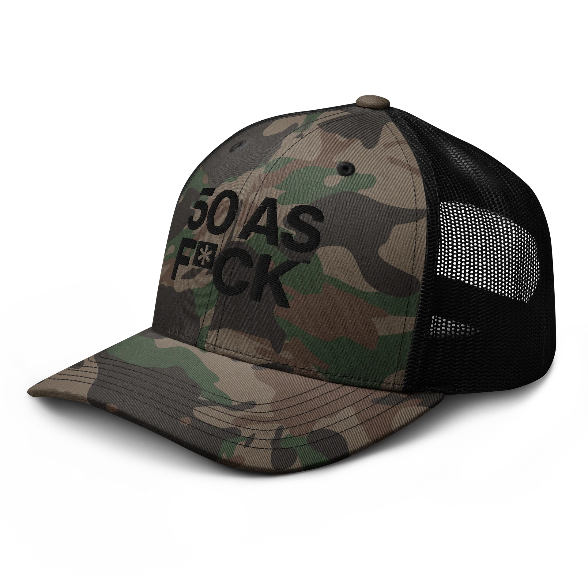 50 as FCK™ - Otto Cap Camouflage Trucker Hat product image (6)
