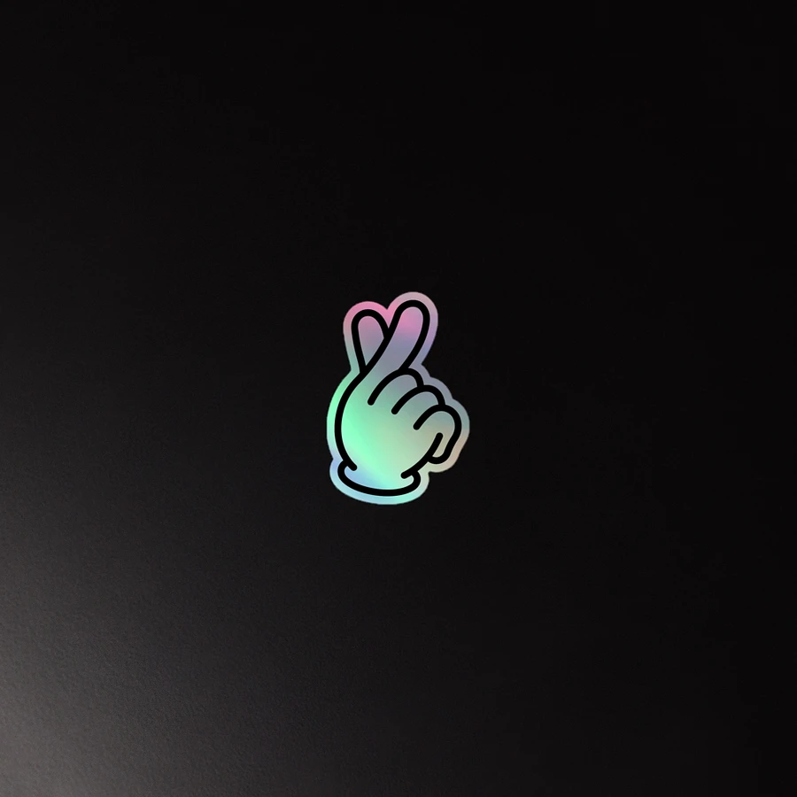 Finger heart holo product image (2)