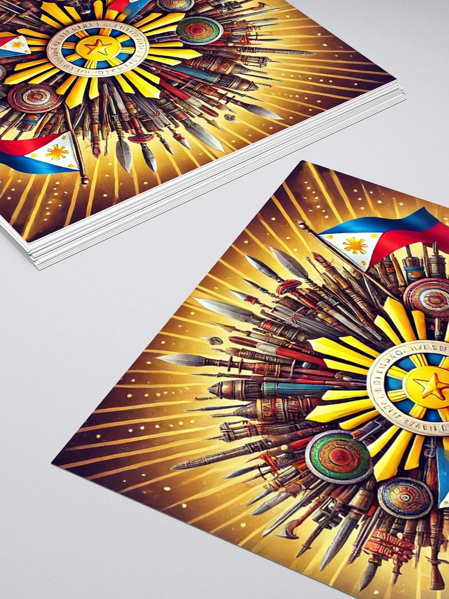 Weapons of Moroland Swords of the Philippines Circular Decal Sticker Label for Car Decals and more product image (10)