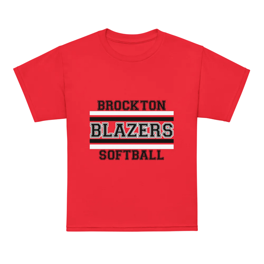 Youth Brockton Blazers Softball Tee - Red product image (7)