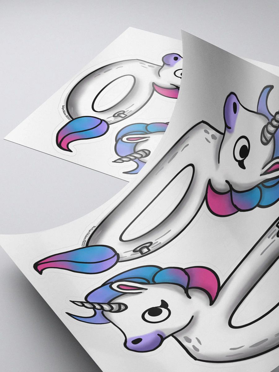 Unicorn Floatie - 2 Sticker product image (4)