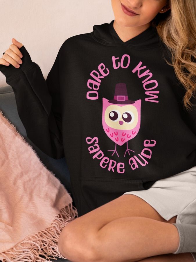 Sapere Aude Hoodie product image (1)