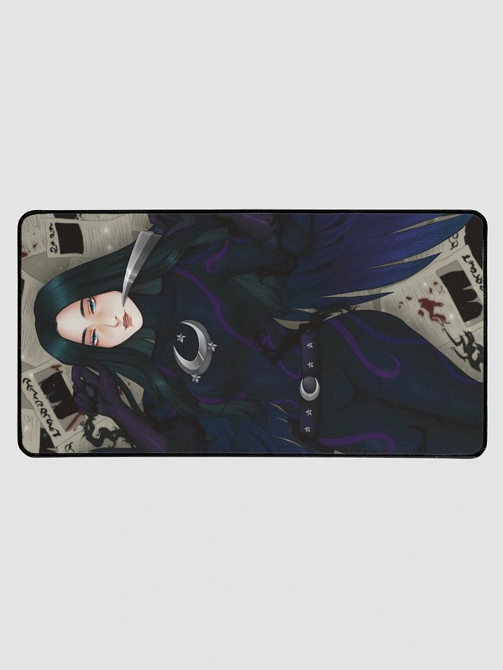 Night Angel Pinup Desk Mat (No Mask!) product image (1)