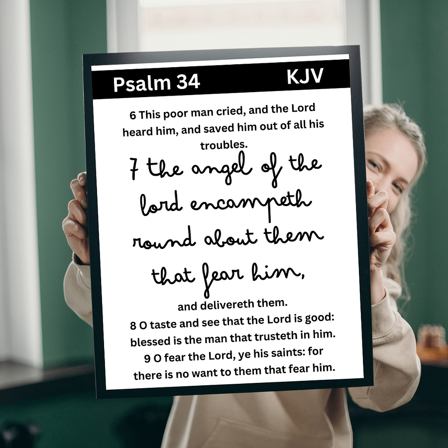 The Angel of the Lord encamped round about them that fear Him product image (1)