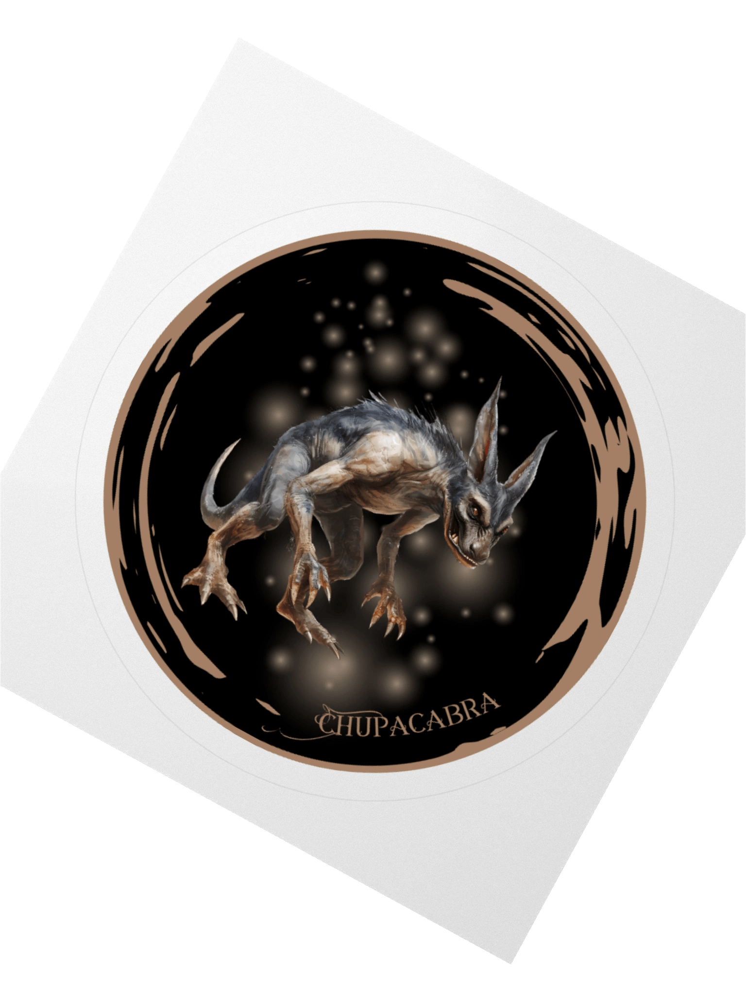 Mystical Chupacabra Kiss Cut Stickers product image (2)