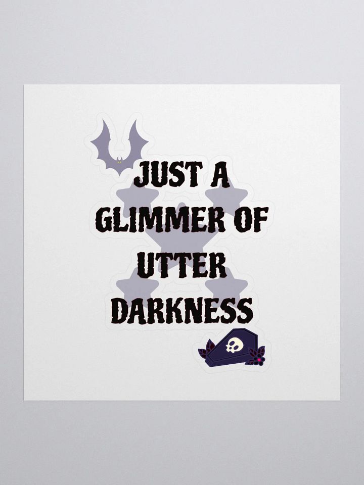 Glimmer of Darkness Kiss Cut Stickers product image (1)