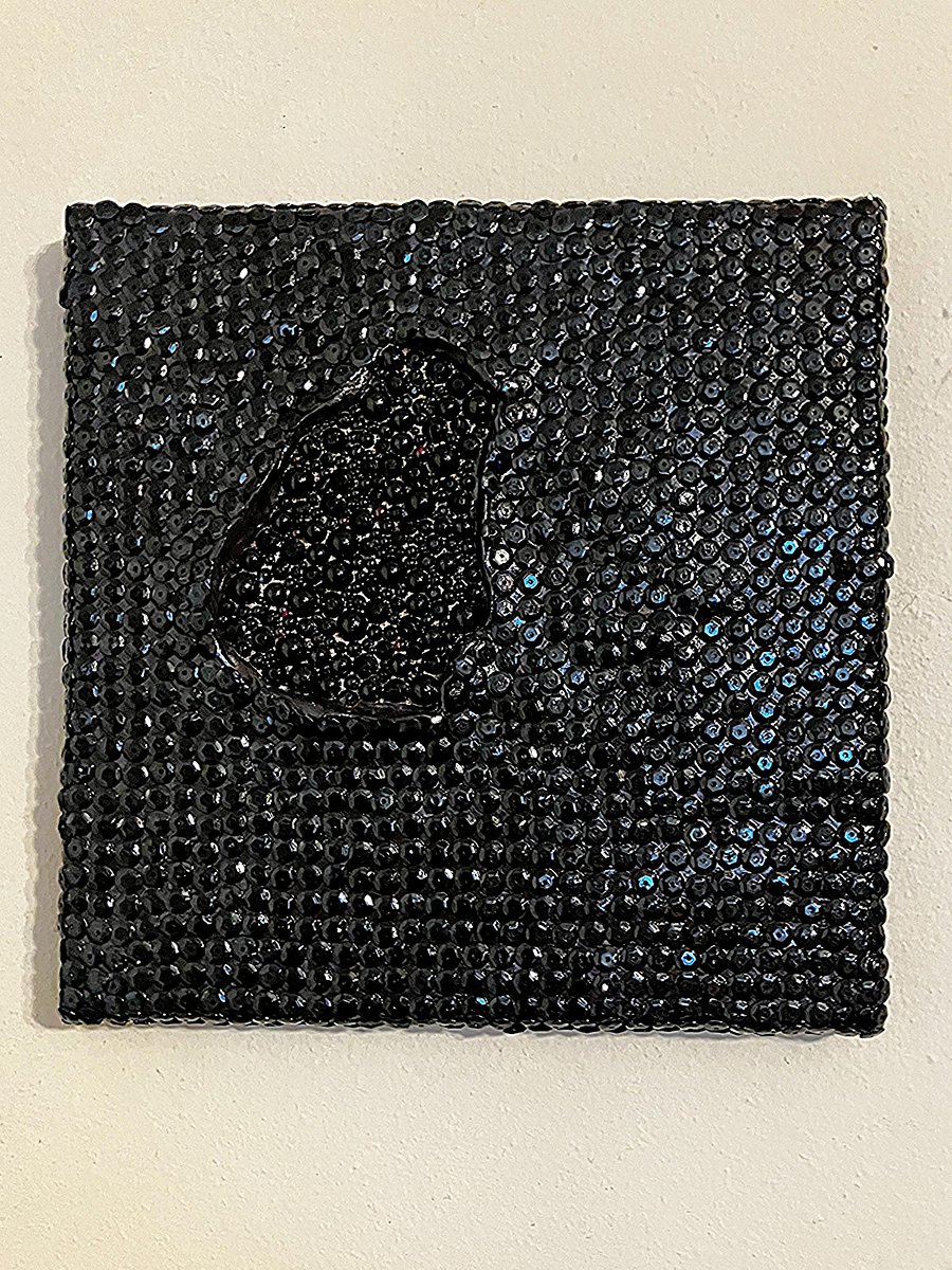 Rhinestone Rubble (Sequined Pothole) - Original Artwork product image (1)