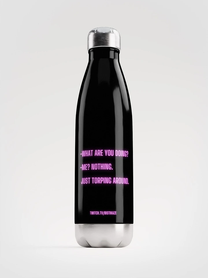 Stainless Steel Water Bottle - Flexing around product image (1)