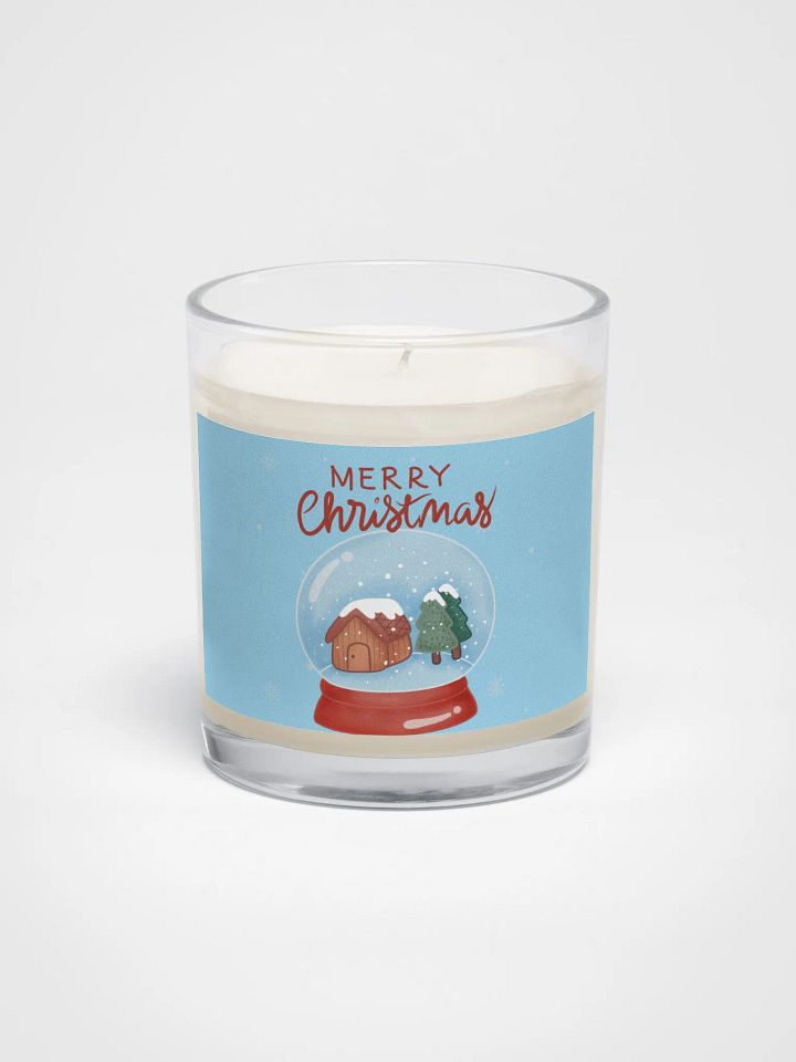 Festive Snow Globe Soy Candle product image (1)