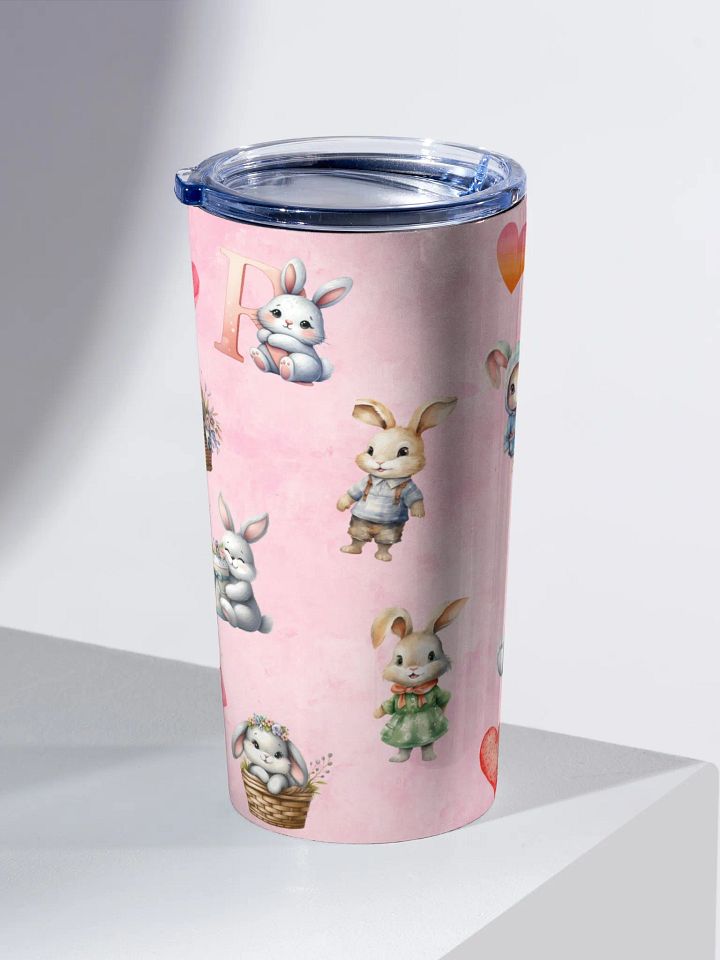 Rabbits and Hearts 20oz Stainless Steel Tumbler product image (2)