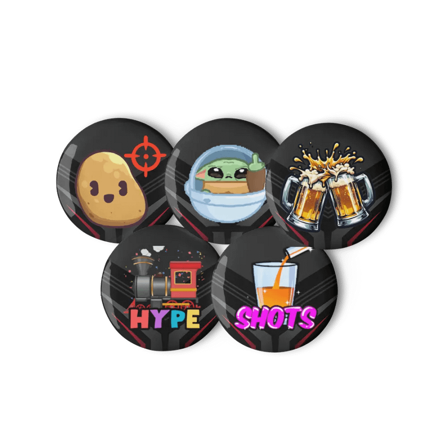 Glowing Pin Button Set product image (11)