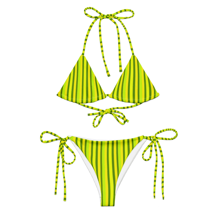 Reclaimed Key Lime Harmony String Bikini product image (2)