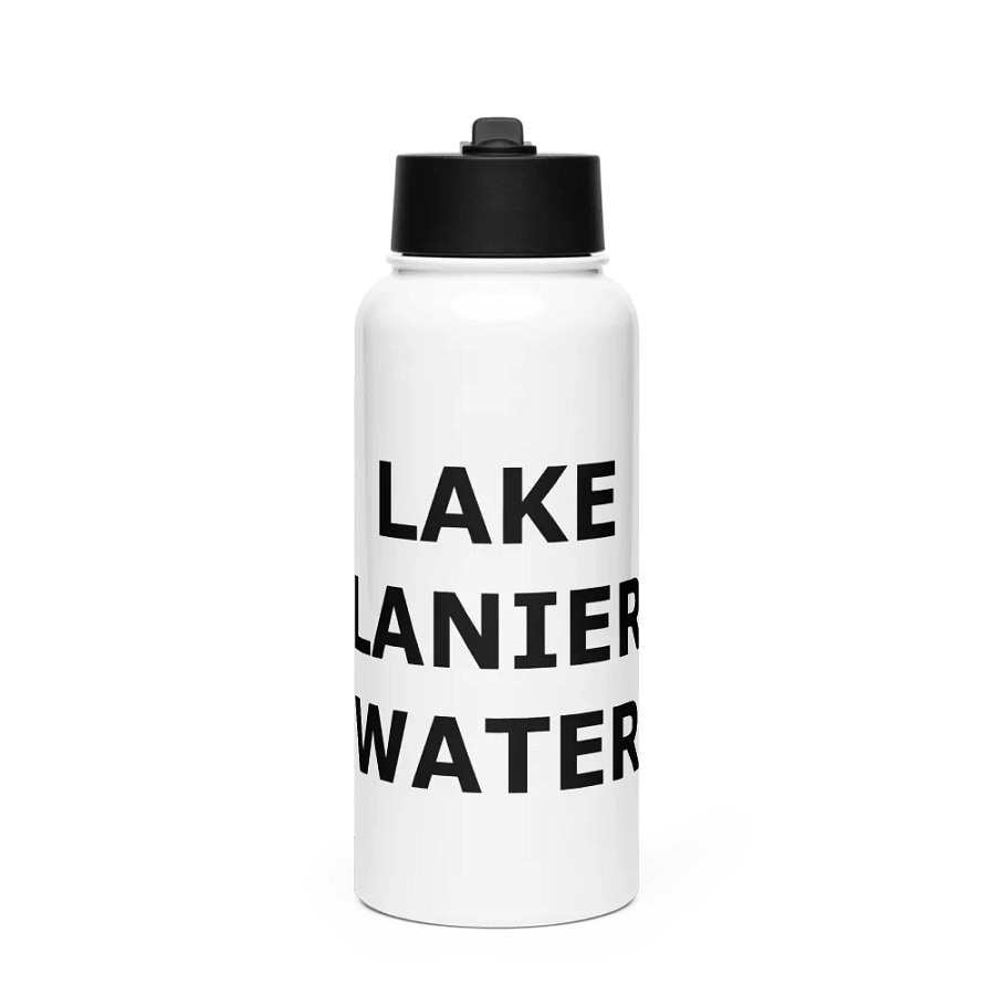 LAKE LANIER WATER Stainless Steel Straw Lid Bottle product image (1)