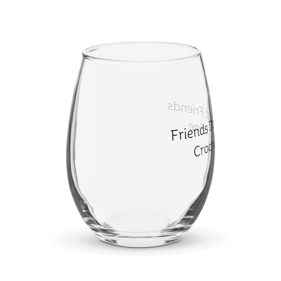 Friends Don't Wine Glass product image (4)